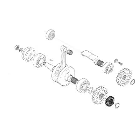 Primärtrieb für Kurbelwelle Aprilia Rs 125 ccm 1996-98 Echt