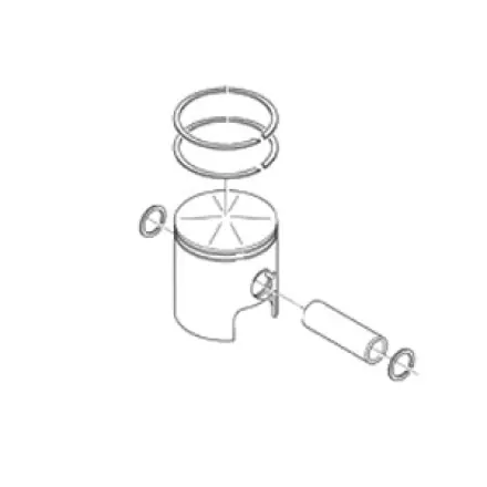 Kolben54,00 mm für Original Zylinder Aprilia Rs 125 ccm Neue Kollektion