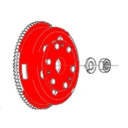 Angebot Polrad mit Starterkranz Aprilia Rs 125