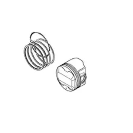 Preisreduziert Kolben für Leonardo - Scarabeo Rotax Motoren 150 ccm