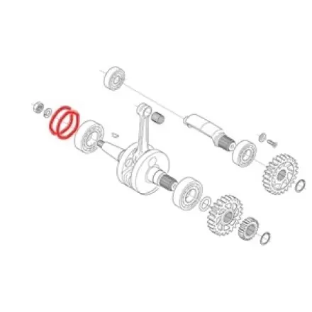 Knallerangebot Distanzscheibe 0,3 mm Kurbelwelle Rs 125 ccm