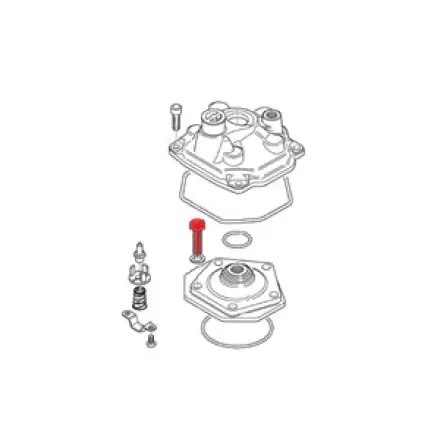 Zylinderkopf Schraube Aprilia RS 125 ccm Rotax Original Neue Ware