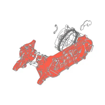 Sichere Zahlung Motorgehäuse Original Aprilia - Suzuki Motor