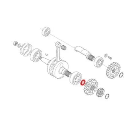 O-Ring 18x3,5 mm für Kurbelwelle Aprilia RS 125 ccm - RX - SX Wochenendangebot