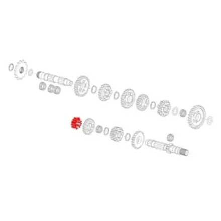 Zahnrad Z=14 Aprilia Rs - Rx - Sx 125 ccm Bestpreis