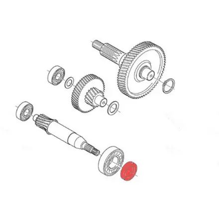 Dichtscheibe Wasserpumpe Aprilia - Suzuki Motor Neue Ware