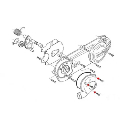Dichtung MotorhälftenAprilia - Suzuki Motor - Mojito - SR50 Kracherpreis
