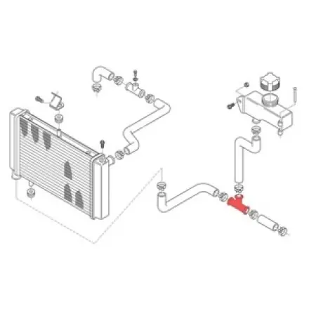Ausdehngefäß T-stück Aprilia Rs 125 ccm Nur Heute