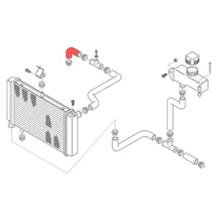 Kühlwasserschlauch Zylinderkopf - KühlerAprilia Rs 125 ccm Direkt Vom Hersteller