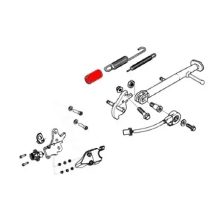 Seitenständer Federschutz Echt