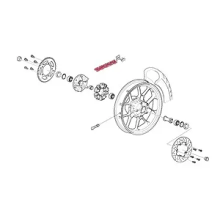 Neu Im Sortiment Kette Original Aprilia Rs 125 ccm 520 Teilung