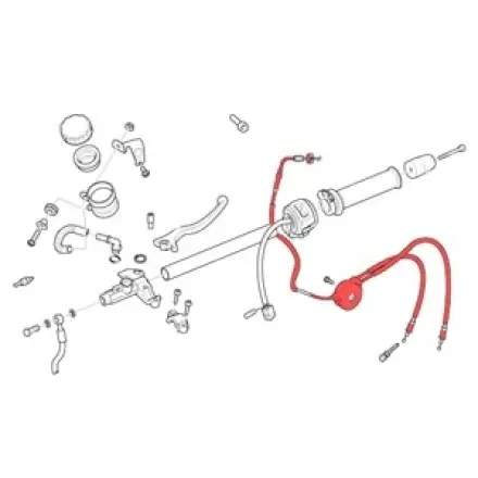 Gaszug Komplett Aprilia Rs 125 ccm Preisknaller