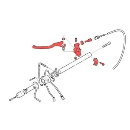 Lenker Kupplungshebel Komplett Aprilia Rs 125 ccm Preis Gesenkt