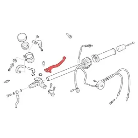 Zertifiziert Lenker Bremshebel Vorderrad Aprilia Rs 125 ccm