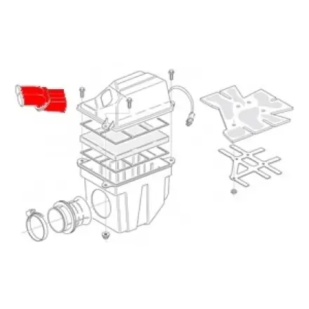 Kracherpreis Luftfilter Ansaugmuffe Aprilia Rs - Sx - Rx 125