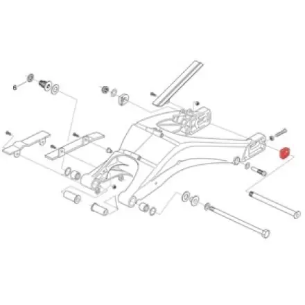 Meistverkauft Hinterachse Gleitführung links Aprilia Rs 125 ccm