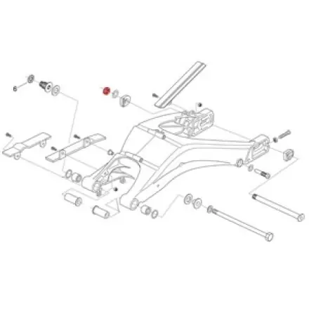 Hinterachse Mutter Aprilia RS 125 ccm - Nut Rear Wheel Preisreduziert