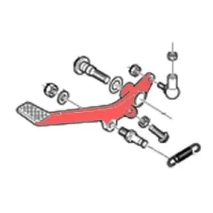 Expressversand Bremshebel Hinterradbremse Aprilia RS 125