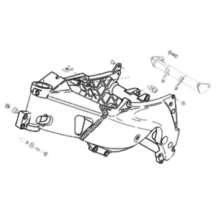 Neu Rahmen Rs 125 ccm