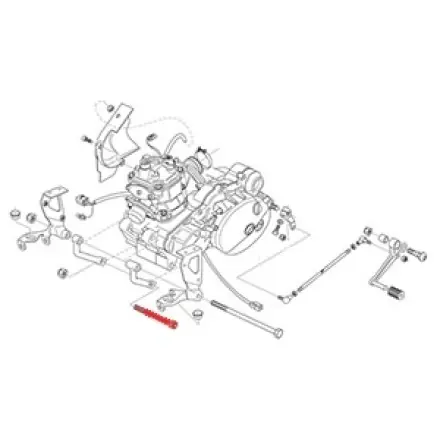 Schraube Motorhalterung Rs 125 Super-Preis