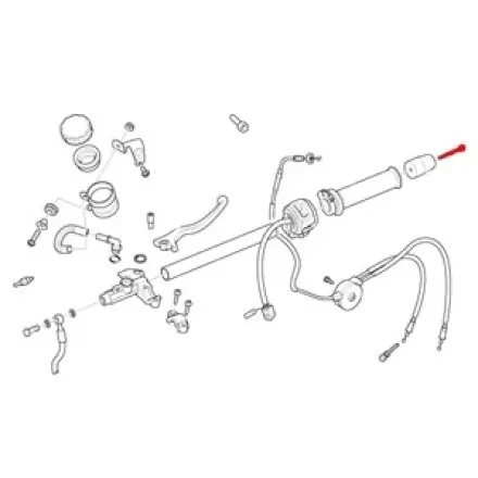 Preiswert Lenker Vibrationsd. Schraube Aprilia Rs 125 ccm
