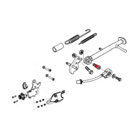 Sofort Bestellen Seitenständer Bolzen Aprilia RS 125 - RS4 125