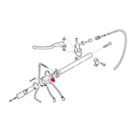 Lenker Chronometerknopf Aprilia Rs 125 ccm Markenware