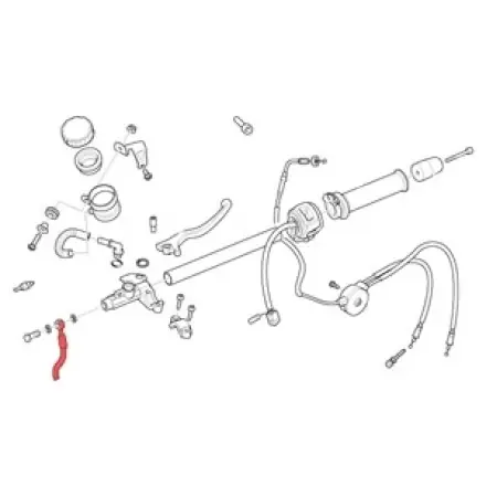 Lenker Bremsschlauch vorn Aprilia Rs 125 ccm Garantierte Lieferung