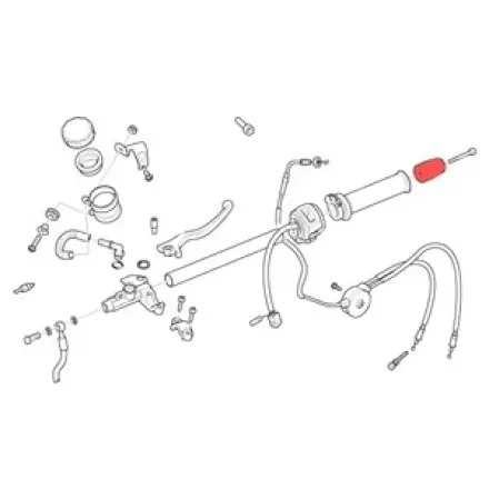 Lenker Vibrationsdämpfer rechts oder links - Aprilia Rs 125 ccm Beliebt