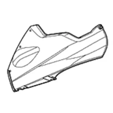 Direkt Vom Hersteller Seitenteil links Unten Schwarz Rs 125