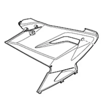 Jetzt Bestellen Seitenteil links oben schwarz RS 125