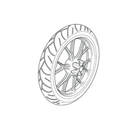 Jetzt Kaufen Vorderradfelge Silber Bj 2006-2010 Aprilia Rs 50 ccm