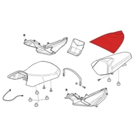 Neuheit Fahrersitz Soziusabdeckung