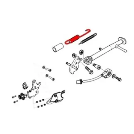 Mega-Angebot Rückholfeder für Hauptständer oder Seitenständer - Aprilía Area 51 - Atlantic - Gulliver - Mojito - Scarabeo - SR