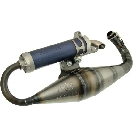 Markenprodukt Auspuff Malossi MHR Racing Big Bore II - Minarelli liegend - Aerox - Nitro - SR50 - Beta Arc - Mach G - Ovetto - F12 - F15