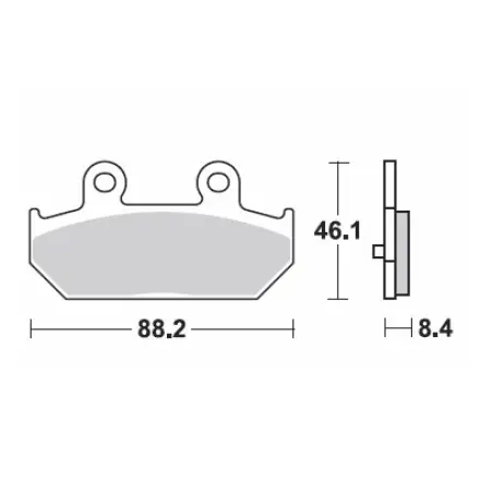 Bremsbelagsatz Lucas hinten Burgman 400 650 Günstig
