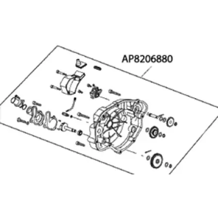 Sichere Zahlung Kupplungsdeckel komplett - AM6 Motor - Aprilia RS 50 - Rieju SMX - Peugeot XP - XR