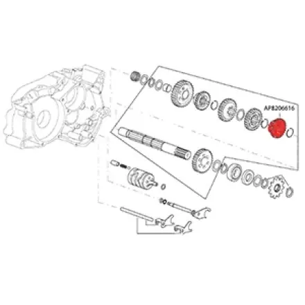 Finale Aktion Anschluss Wasserschlauch Zylinderkopf - AM6 Motor - Aprilia RS 50 - CPI SM - SX- SMX - Generic Trigger - Rieju SMX - Peugeot XP - XR