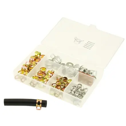 Schlauchschellen 50-teilig - 6 - 8 - 10 - 12 - 14 mm Neu Im Sortiment