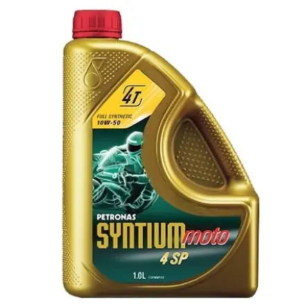 Kostenloser Versand 4-Takt Vollsynthetik Öl 10W-40 Petronas Syntium Moto 4SP 1l