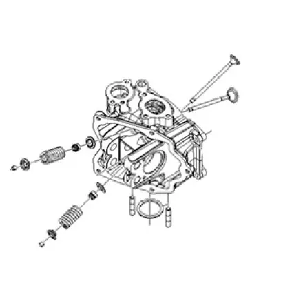 Top-Angebot Zylinderkopf Piaggio original 250ccm - Beverly - Nexus - MP3 - X7 - X8 - Vespa GTS - GTV - Atlantic -Scarabeo - Sportcity