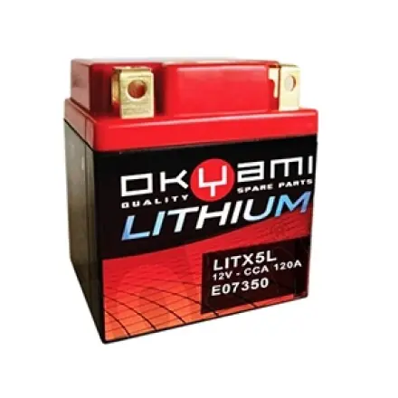 Batterie Lithium Ionen LITX5L 12V 5AH wartungsfrei - 113x70x85 mm Kracherpreis