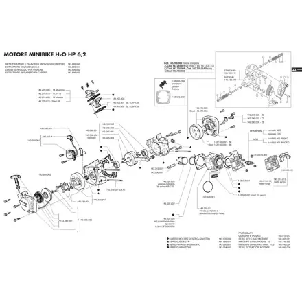 Billig Startermechanismus - Polini Pocketbike 910 911