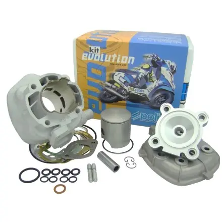 Zylinder Polini Evolution 50ccm (10mm Bolzen) - Minarelli Wasser - Aerox - Nitro - Jog - Mach G - Aprilia SR - F12 - F15 Sichere Zahlung