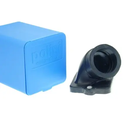 Ansaugstutzen offenPolini 25 mm - Piaggio - Runner - NRG - TPH - ICE - ET2 - ZIP - SR50 - SR50R Versand Am Gleichen Tag