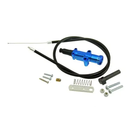 Vergaser Kaltstarterzug Polini Blau Elox Neuheit