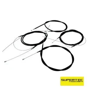 Piaggio Ciao Bowdenzug Set schwarz Zugsatz Bowdenzugset-Supertec- Solange Der Vorrat Reicht