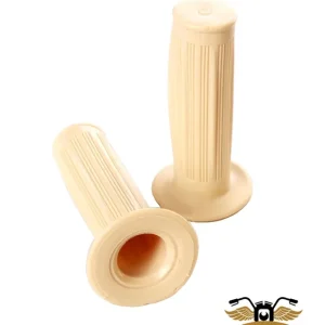 Lenkergriffe Retro Klassik Griffe 22 / 24 mm Creme Weiß Beige Ciao, Bravo Neu Im Sortiment