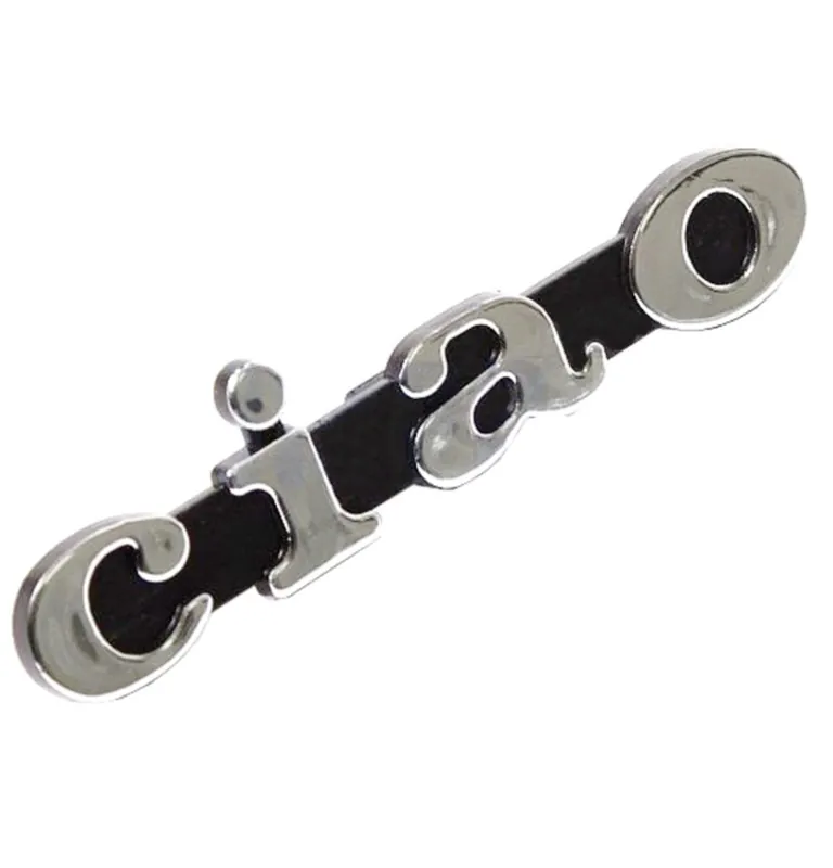 Neuheit Schriftzug Embleme Logo Seitendeckel Kunststoff zum Clipsen Ciao P PX