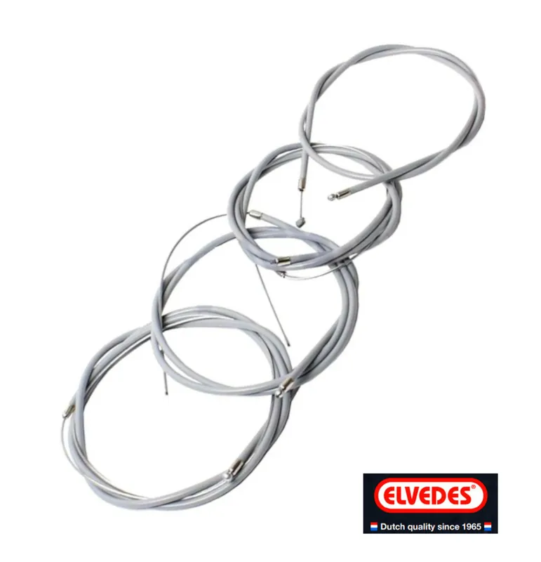 Ciao PX Bowdenzug grau Set Premium Zugsatz 2xBremse Gas Deko -Elvedes- Heißes Angebot